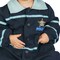 Infant Police Officer Costume Cotton Jumpsuit and Matching Hat